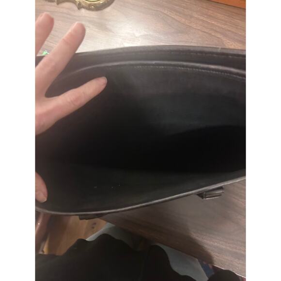 Vintage Coach Embassy Briefcase No. 018-0029 USA Made Black Glove Tanned Leather - Picture 7 of 12